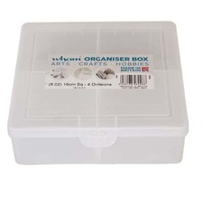 Wham Clear Organiser Box 16cm