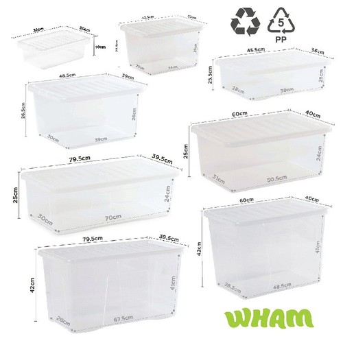 Reusable storage box with lid - reusable,