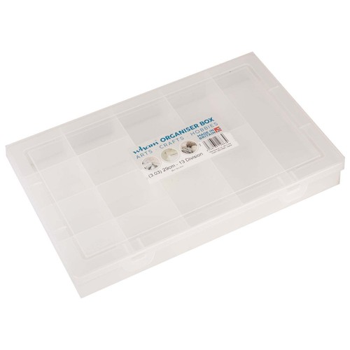 Wham clear organiser box 29cm - wham,